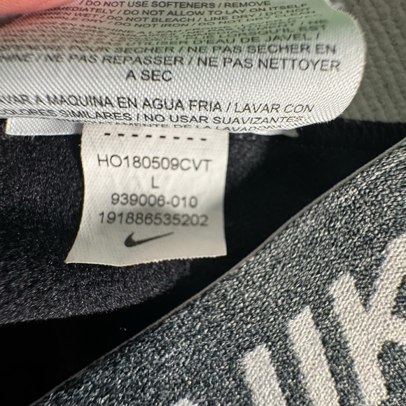 Nike Pro Girls Youth Compression Pants Black Size Large Dri-Fit Training Tights - Picture 7 of 11